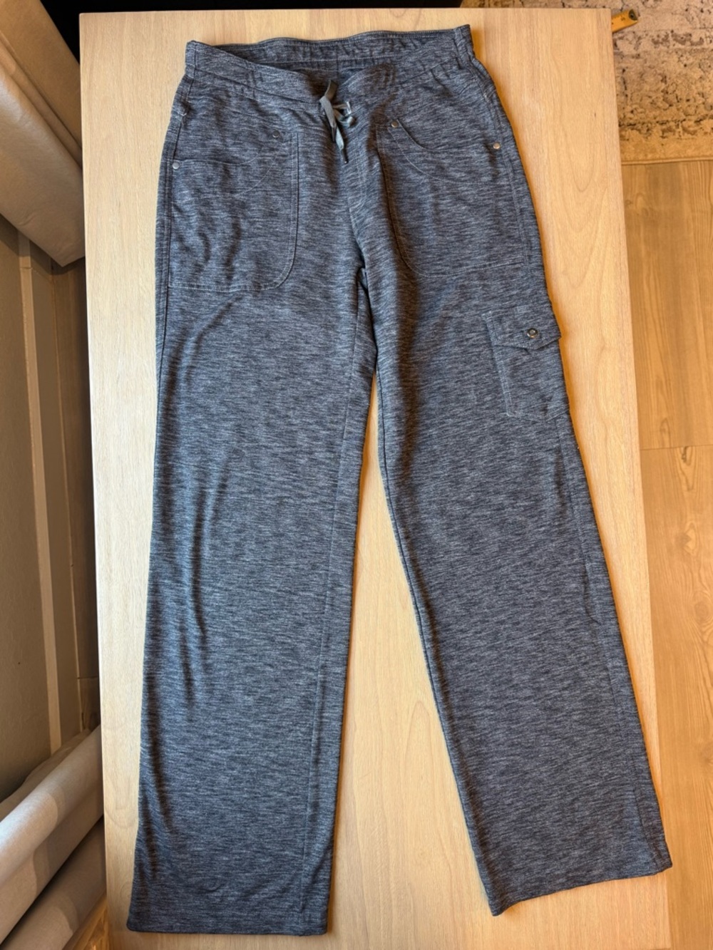 Kuhl Women’s Gray Mova Pants Size 8 Regular Drawstring Straight Leg